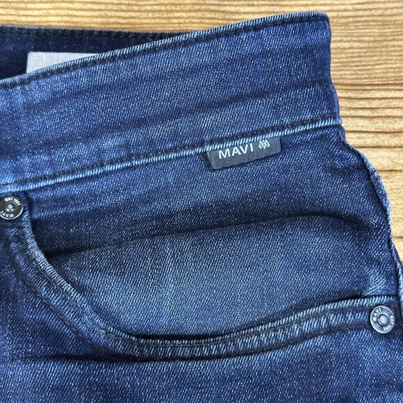 Mavi‎ Jeans Mens 36x29.5 Blue Medium Wash Jake Slim Leg Stretch Denim - Picture 16 of 16